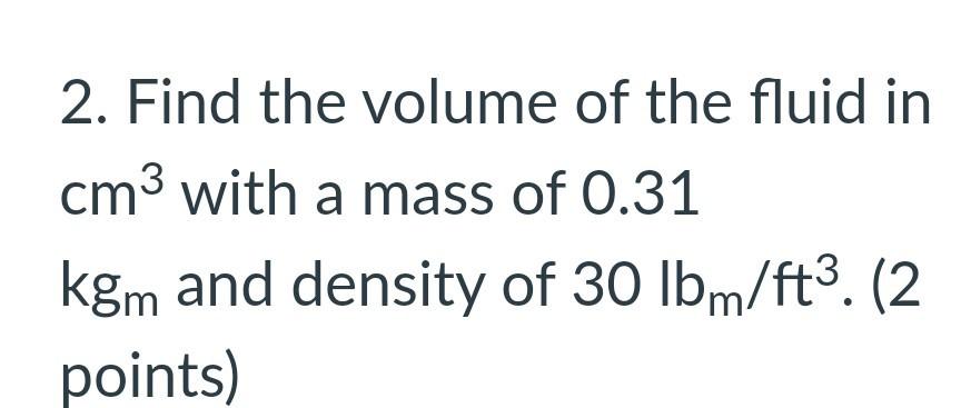 Solved What is the specific weight of a liquid in kN/m3 with | Chegg.com