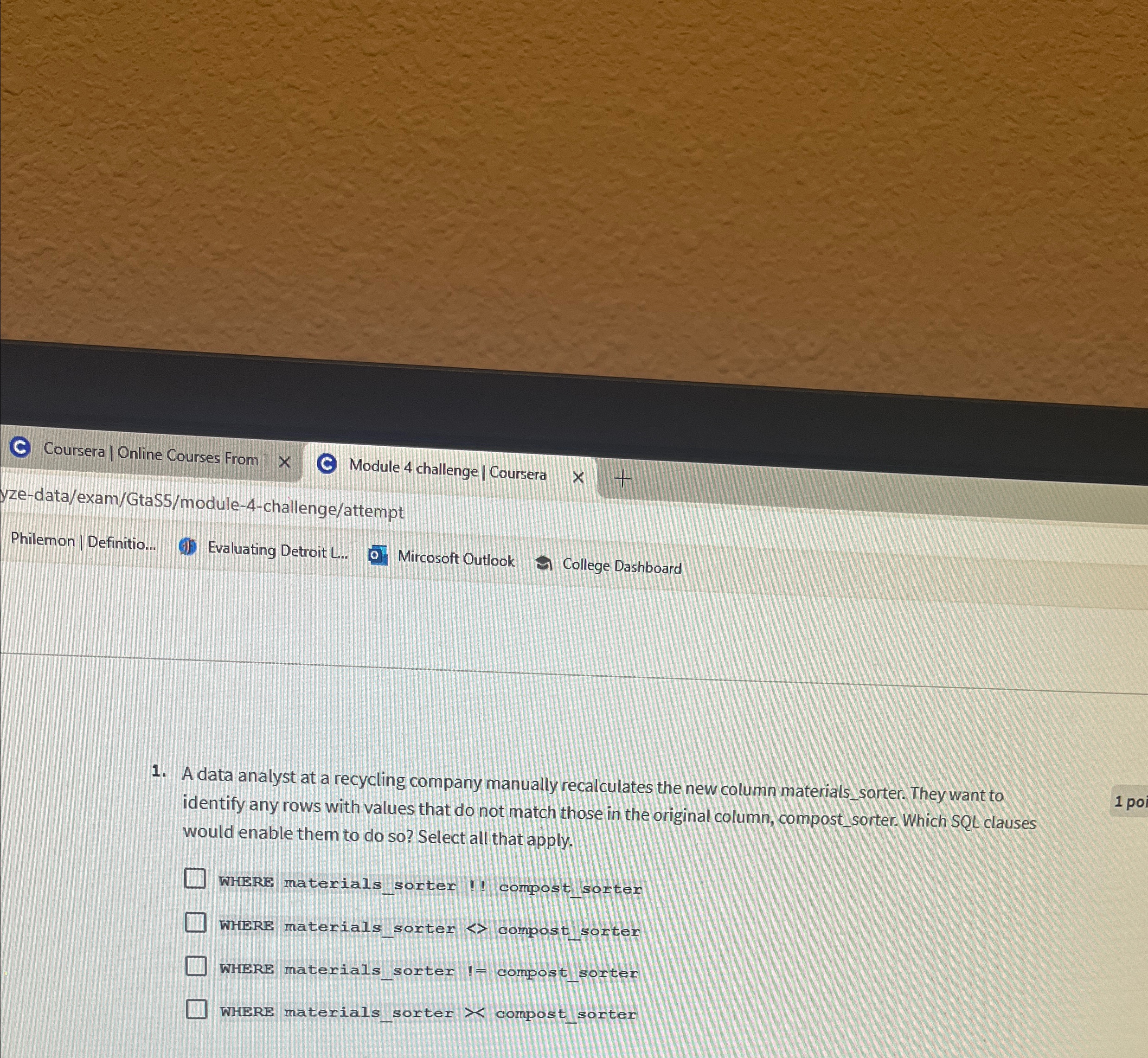 Solved Coursera | ﻿Online Courses FromModule 4 ﻿challenge | | Chegg.com