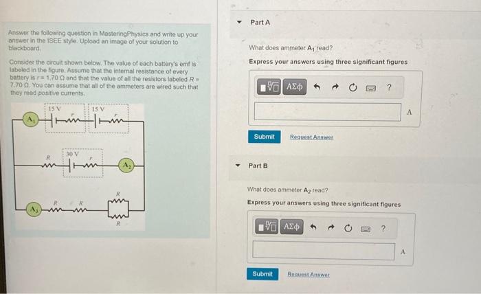 Solved Answer The Following Question In MasteringPhysics And | Chegg.com