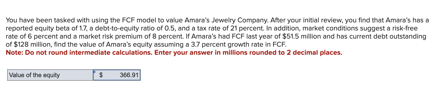 Solved You have been tasked with using the FCF model to | Chegg.com