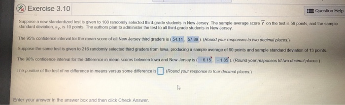 Solved Exercise 3.10 Question Help Suppose a new | Chegg.com