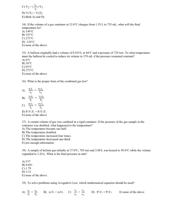 Solved 27) Which of following statements are consistent with | Chegg.com