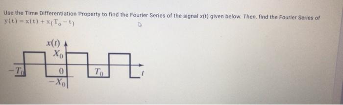 Solved Use the Time Differentiation Property to find the | Chegg.com