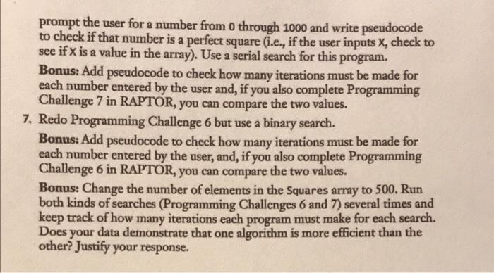 Solved USING RAPTOR-- please complete number 7. If it is | Chegg.com
