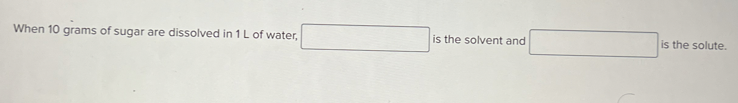 Solved When 10 ﻿grams of sugar are dissolved in 1 ﻿L of | Chegg.com