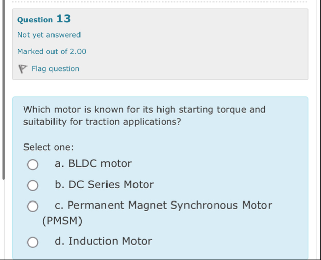 Solved Question 13Not yet answeredMarked out of 2.00Flag | Chegg.com