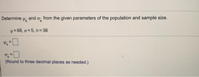 Solved Determine HE and o from the given parameters of the | Chegg.com