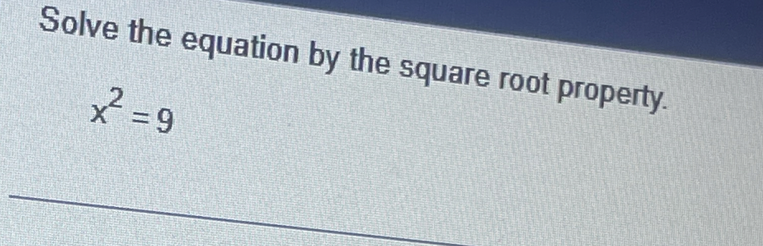 Solved Solve the given equation by the zero-factor | Chegg.com