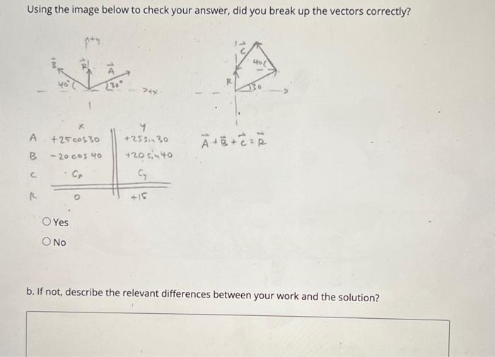 Solved Using The Image Below To Check Your Answer, Did You | Chegg.com