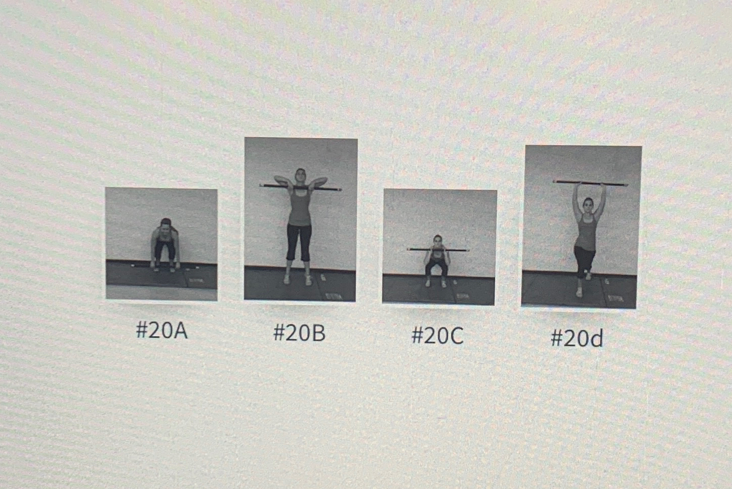 Solved Using picture set #20 ﻿as one continuous motion:A. | Chegg.com