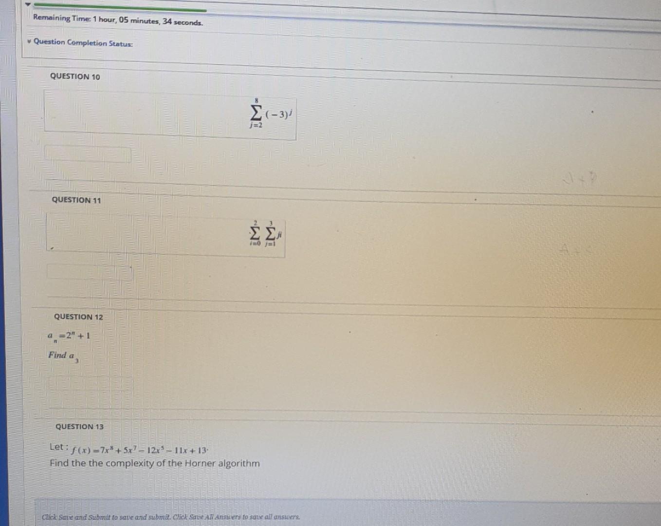 Solved Remaining Time: 1 hour, 05 minutes, 34 seconds. | Chegg.com