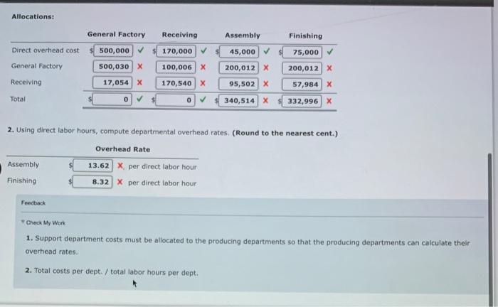 Solved Hi, could you please show your work, so I can go back | Chegg.com