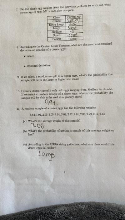 Solved I am posting the first page I need help with 8,9 and | Chegg.com