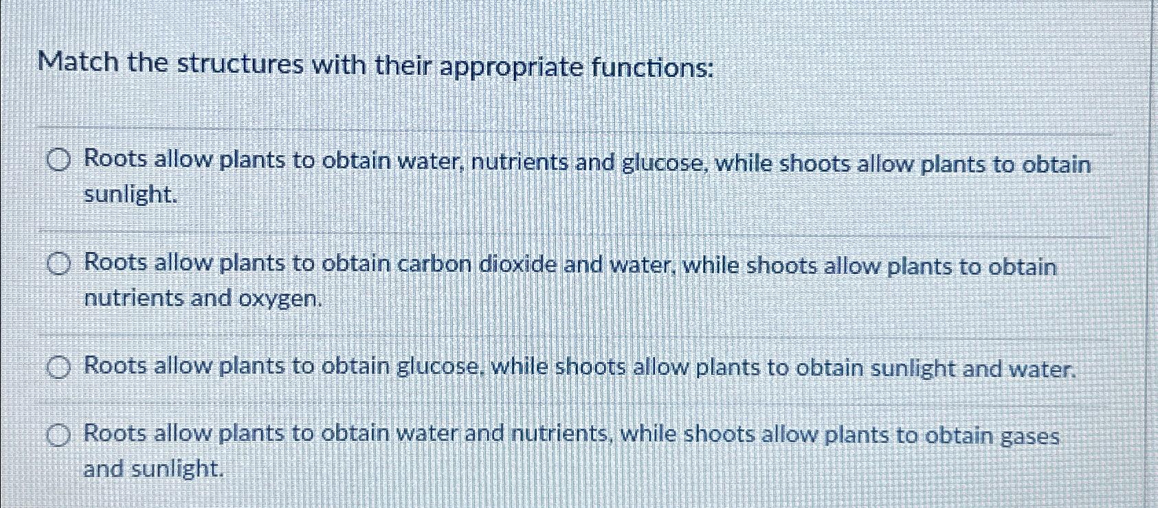 Solved Match the structures with their appropriate | Chegg.com