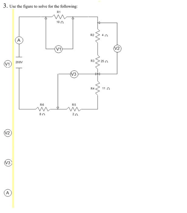 Solved 3. Use the figure to solve for the following: | Chegg.com