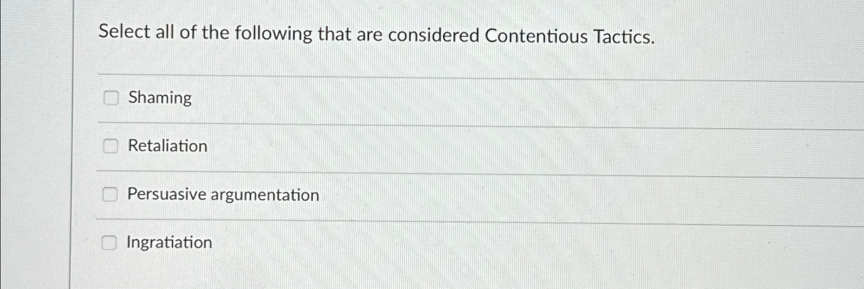 Solved Select all of the following that are considered | Chegg.com