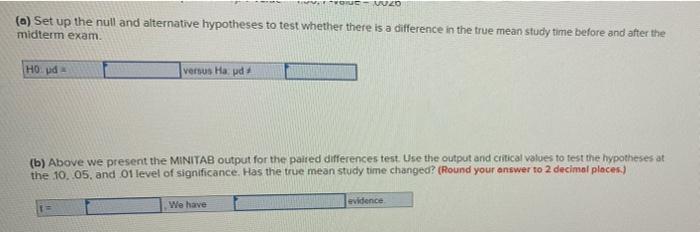 Solved a Do students reduce study time in classes where they | Chegg.com