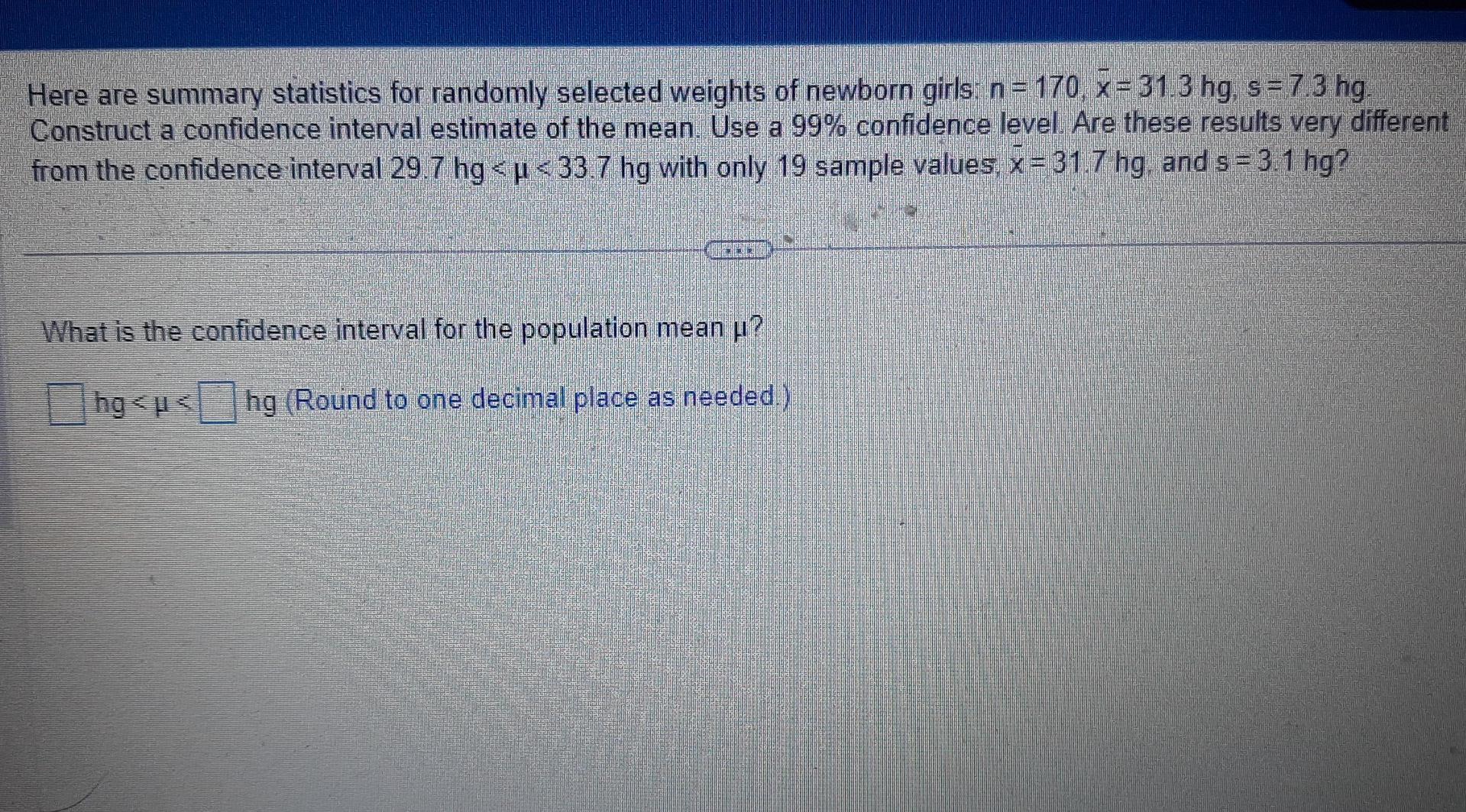Solved Here are summary statistics for randomly selected | Chegg.com