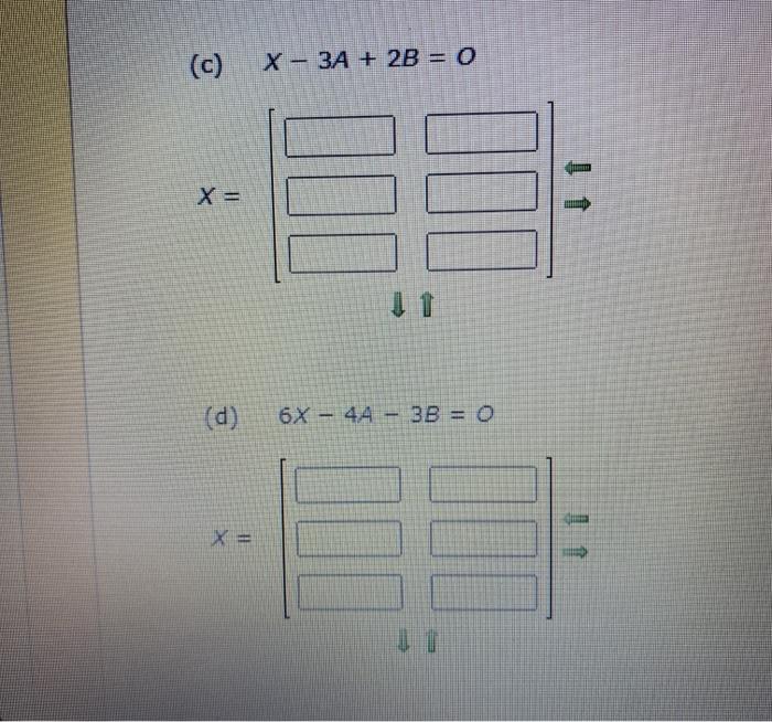 Solved 0 2 -5 -4 Solve for X in the equation, given A = and | Chegg.com