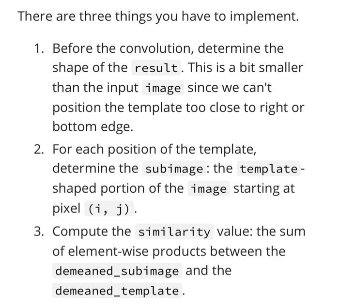 Template match This checkpoint problem is mostly done | Chegg.com