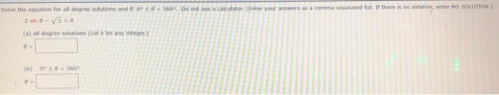 Solved For the equation below, solve for the following. Do | Chegg.com