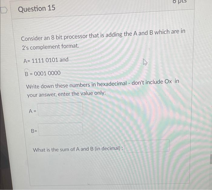Solved Consider a computer with a 9-bit word size. Following | Chegg.com