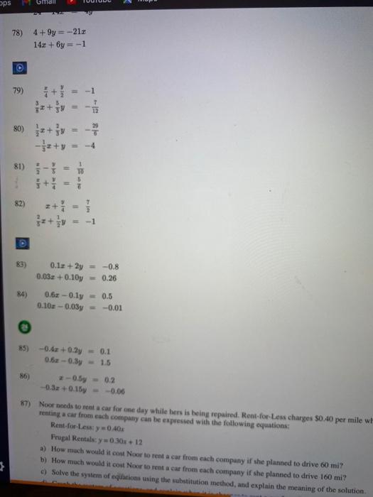 Solved having a lot of trouble solving these problems I have | Chegg.com