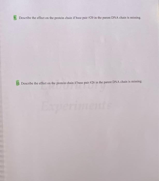 Solved Consider the following segment of DNA: SATGTGG | Chegg.com