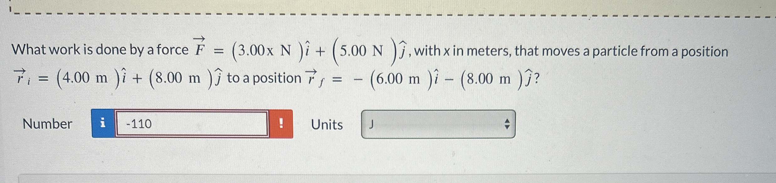 Solved What work is done by a force | Chegg.com