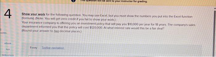 Solved Show your work for the following question. You may | Chegg.com