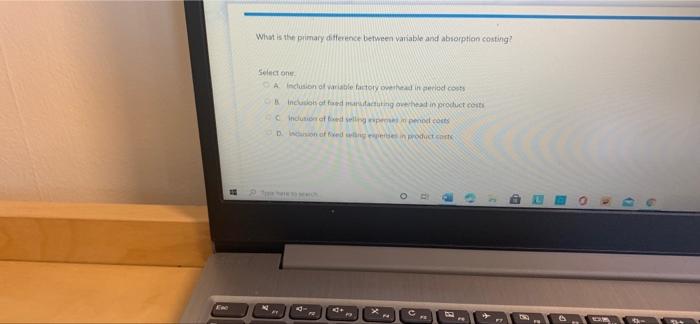 Solved What is the primary difference between Variable and | Chegg.com