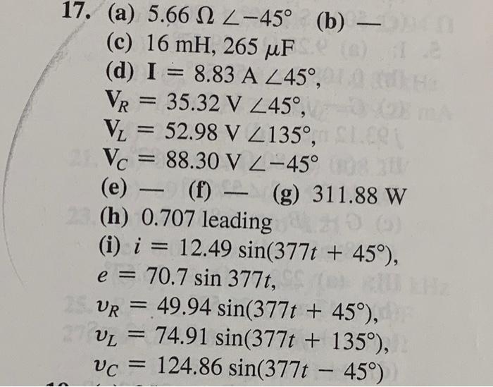 Solved 17. For the circuit in Fig. 15.94: a. Find the total | Chegg.com