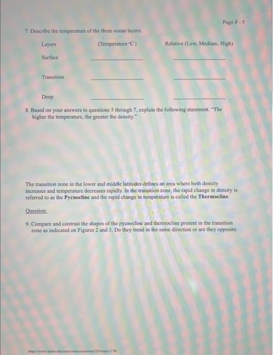 Solved Part 1 A. Introdection Oceanography is obviously the | Chegg.com