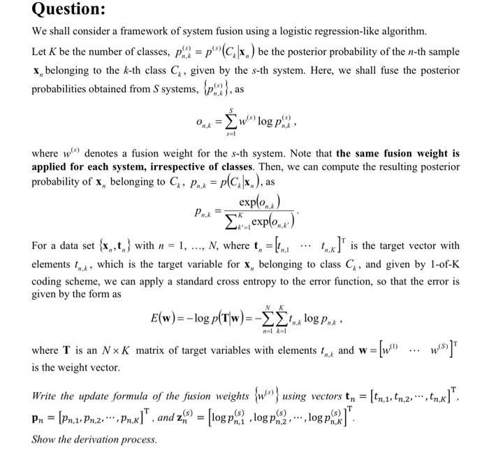 Question We Shall Consider A Framework Of System Chegg Com