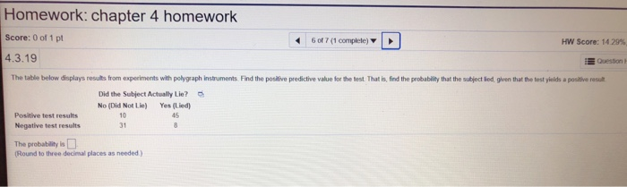 Solved Homework: chapter 4 homework Score: 0 of 1 pt 6 of 7 | Chegg.com