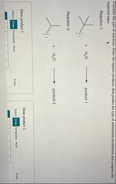 Solved Consider the pair of reactions. Draw the organic | Chegg.com