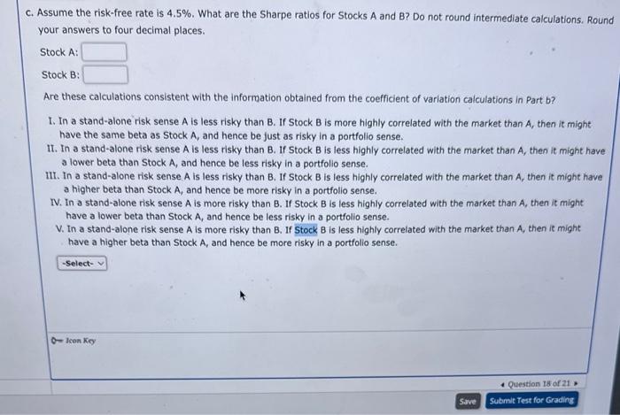 Solved Stocks A And B Have The Following Probability | Chegg.com