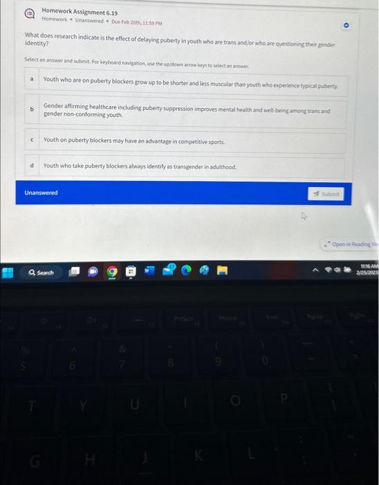 Solved Homework Assignment 6.19 Homework * Unanswered * Due | Chegg.com