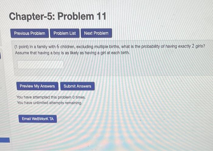 Solved Chapter-5: Problem 11 Previous Problem Problem List | Chegg.com