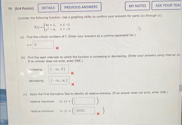 Solved Consider The Following Function. Use A Graphing | Chegg.com