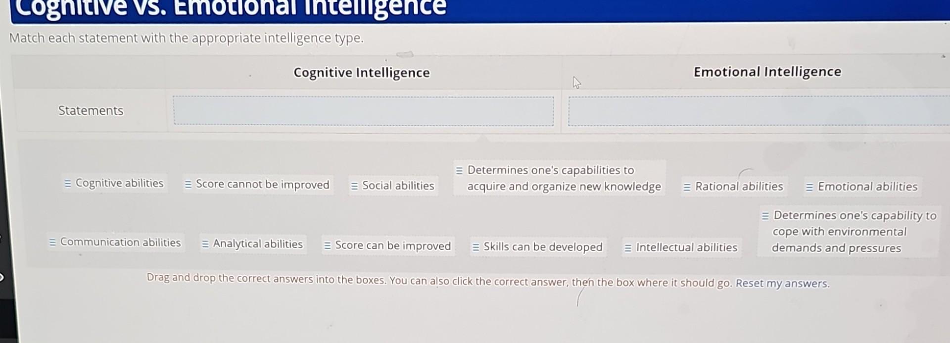 Solved ≡ Determines one's capability to cope with | Chegg.com