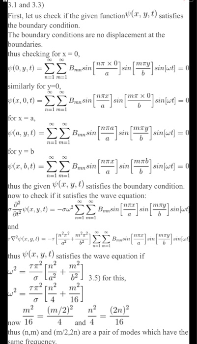 Solved 3 140 Points A Membrane Is Stretched Under Tensi Chegg Com