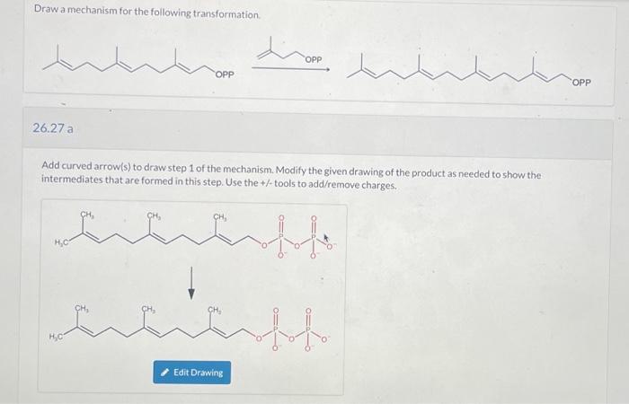 Solved Draw a mechanism for the following transformation | Chegg.com