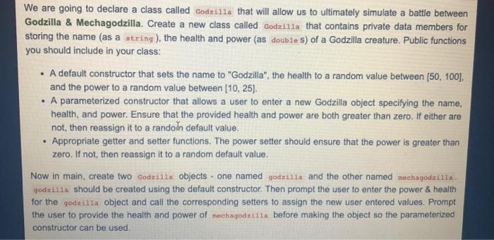 Solved C++ only! Need the class to be in a class declaration | Chegg.com