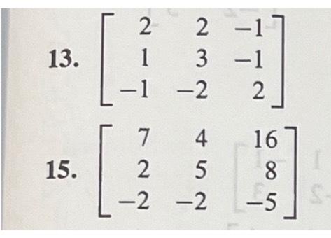 Solved Diagonalize the matrices in Exercises 7-20, ﻿if | Chegg.com