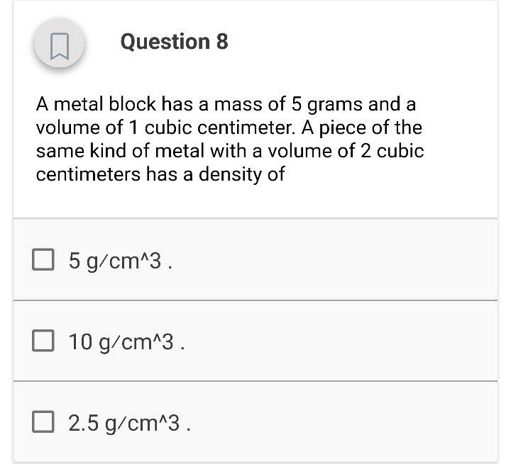 How To Convert Gram/Cubic Centimeter To Gram/Milliliter?