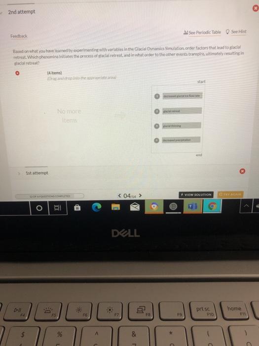 Solved 2nd attempt See Periodic Table O See Hint Feedback | Chegg.com
