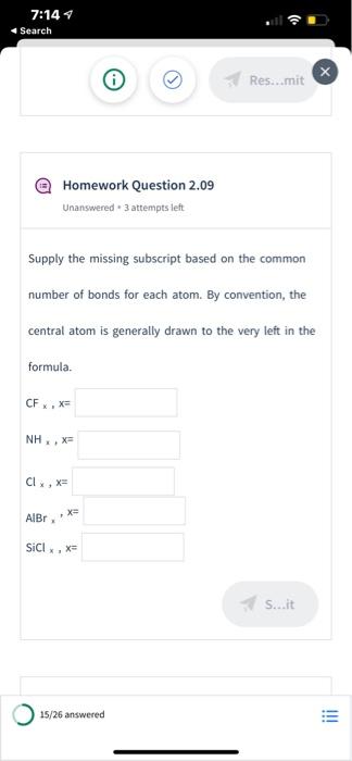 Solved 7:14 Search Res...mit Homework Question 2.09 | Chegg.com