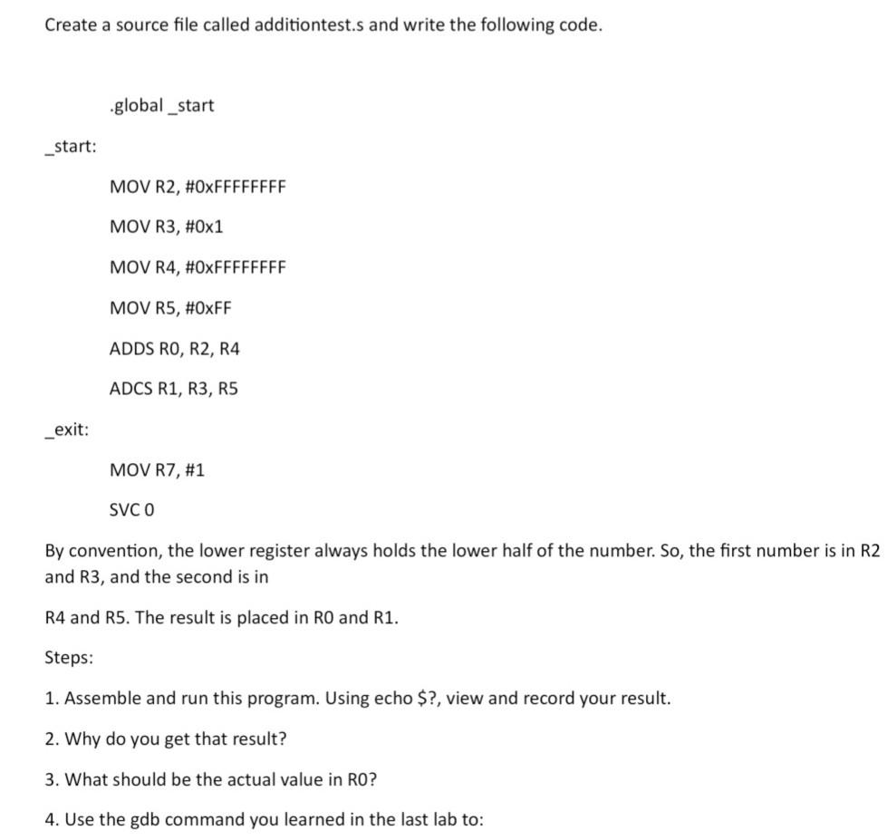 Solved Please read the instructions thoroughly and write | Chegg.com