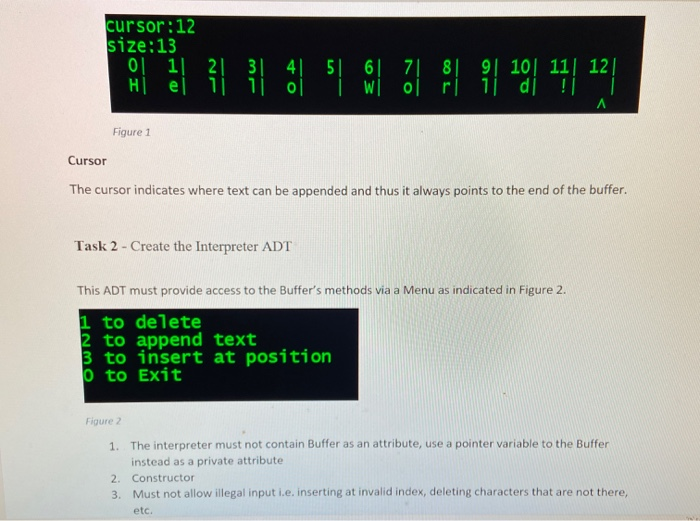 Solved Description: You will need to create a simple ADT | Chegg.com